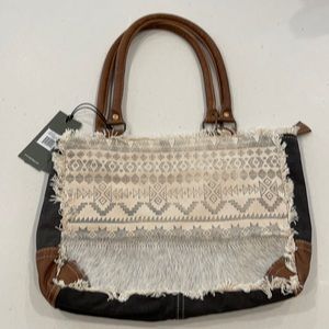 Myra Bag Hairon Botton Strap Small Crossbody NWT